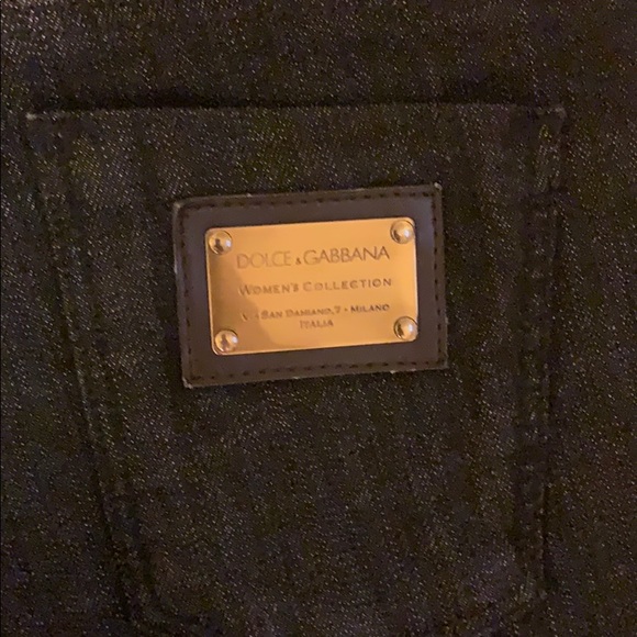 Dolce and Gabbana dark blue jeans size waist 27 in - Picture 4 of 4